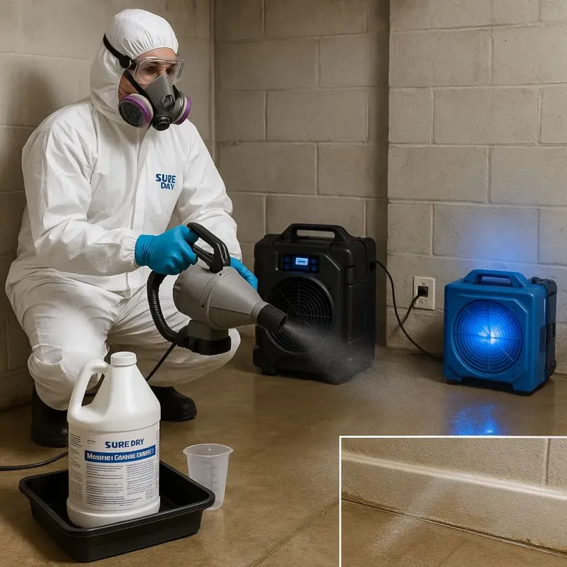 Sanitization and Odor Removal process in Orleans, IN